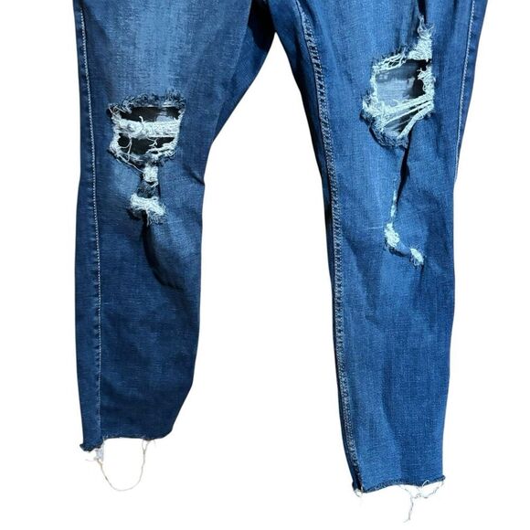 Old Navy Jeans Womens 18 Blue 360 Stretch Extra High Rise Rockstar Super Skinny - Picture 4 of 8